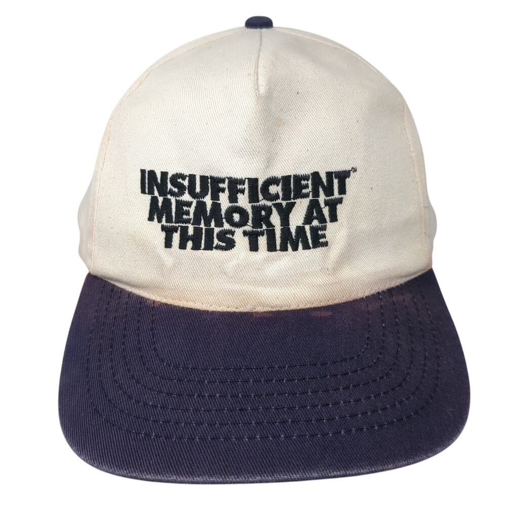 Insufficient Memory At This Time Snapback Hat Mul… - image 1